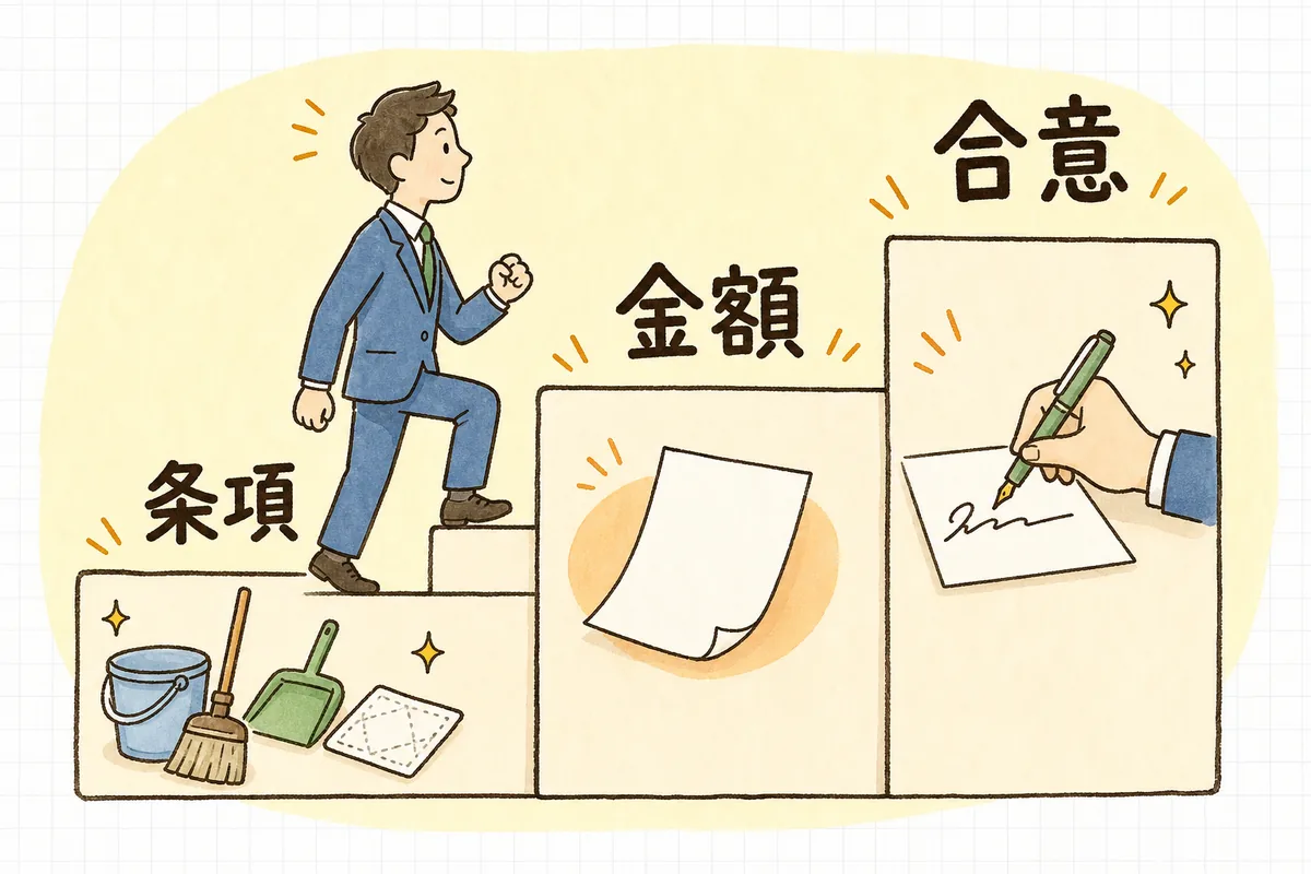 ハウスクリーニング特約が有効になる三つの条件を順に確かめる賃貸管理担当者